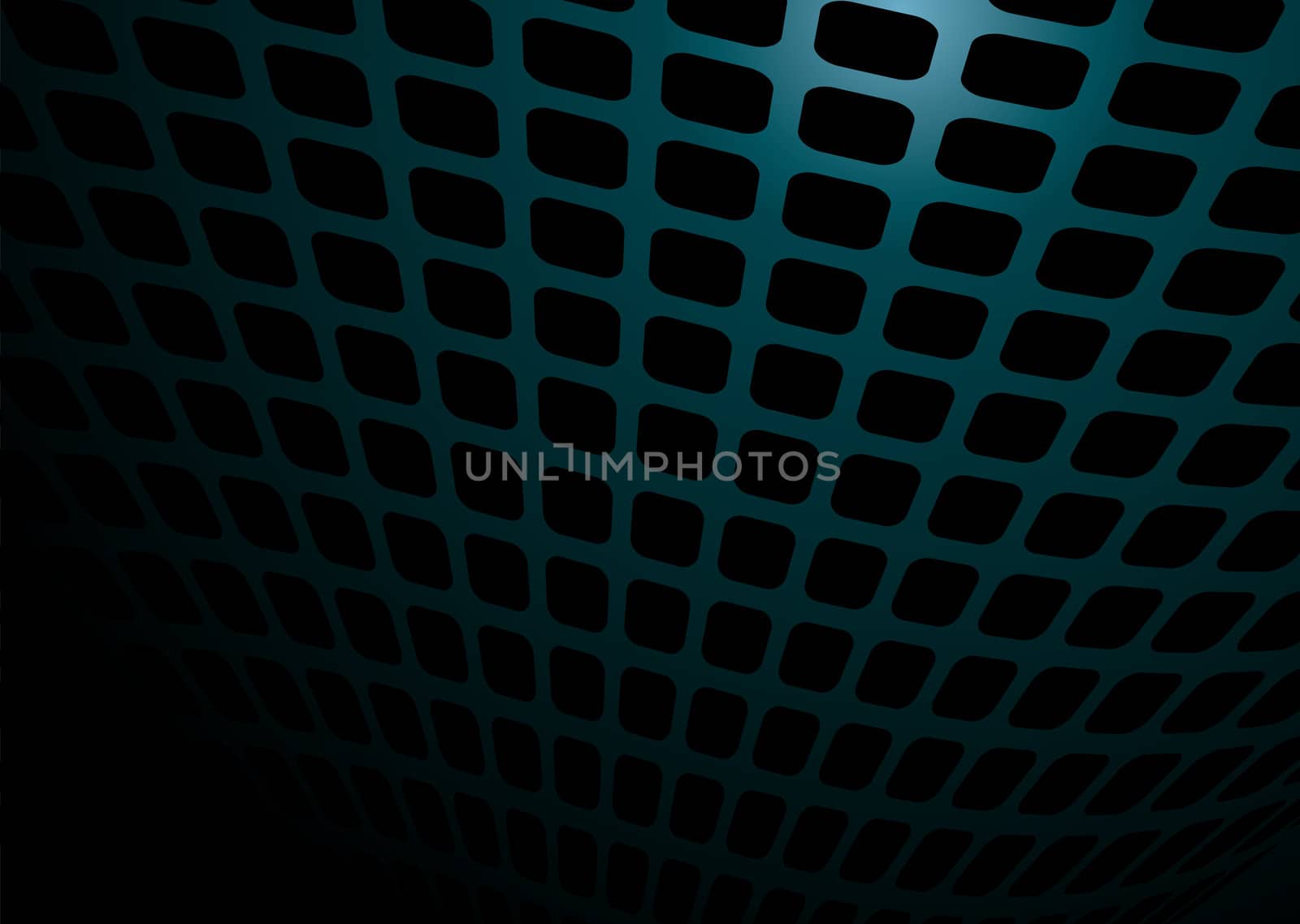 Blue and black abstract background design with rounded square pattern