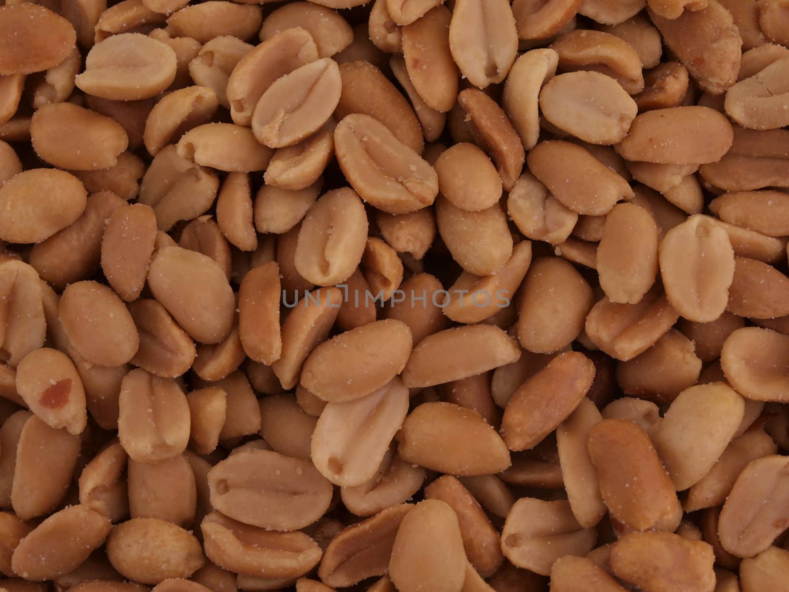 Roasted peanuts or groundnuts with no background.