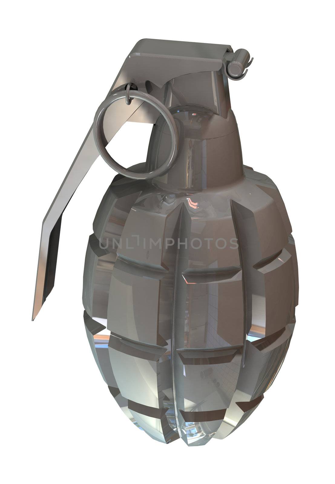 fragmentation hand grenade MK2 by patrimonio