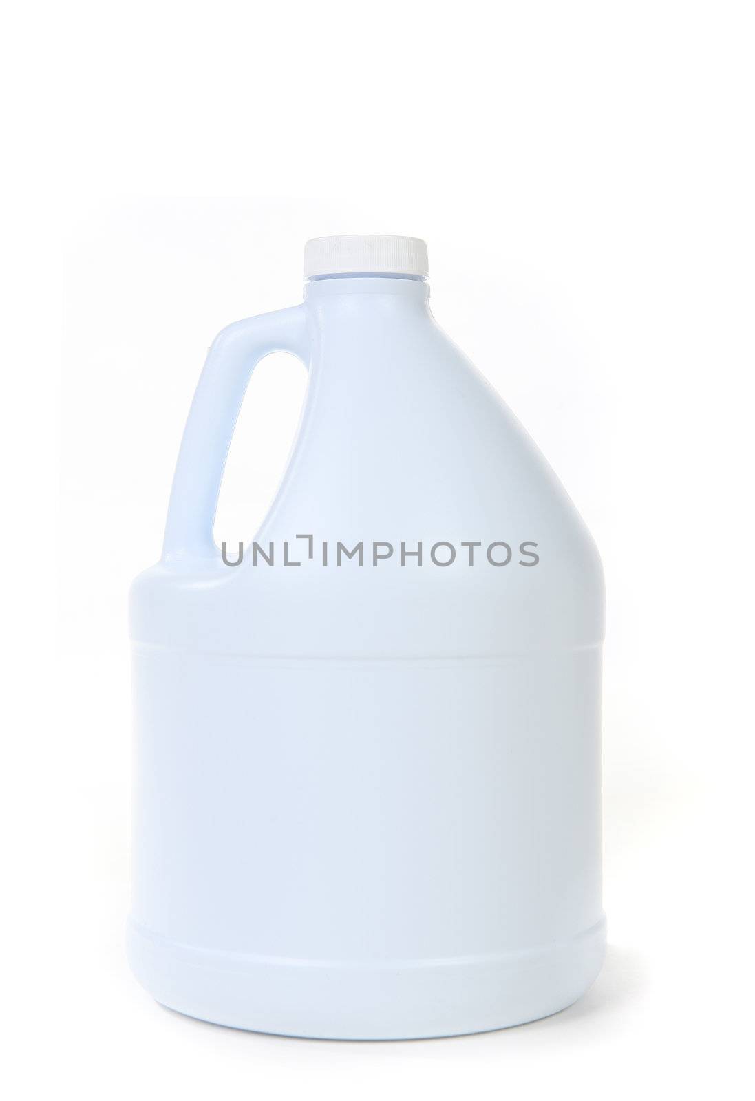 Blank White Bottle of Bleach Isolated by tobkatrina