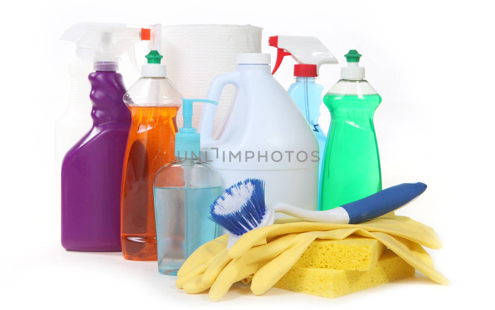 Various Household Cleaning Products by tobkatrina