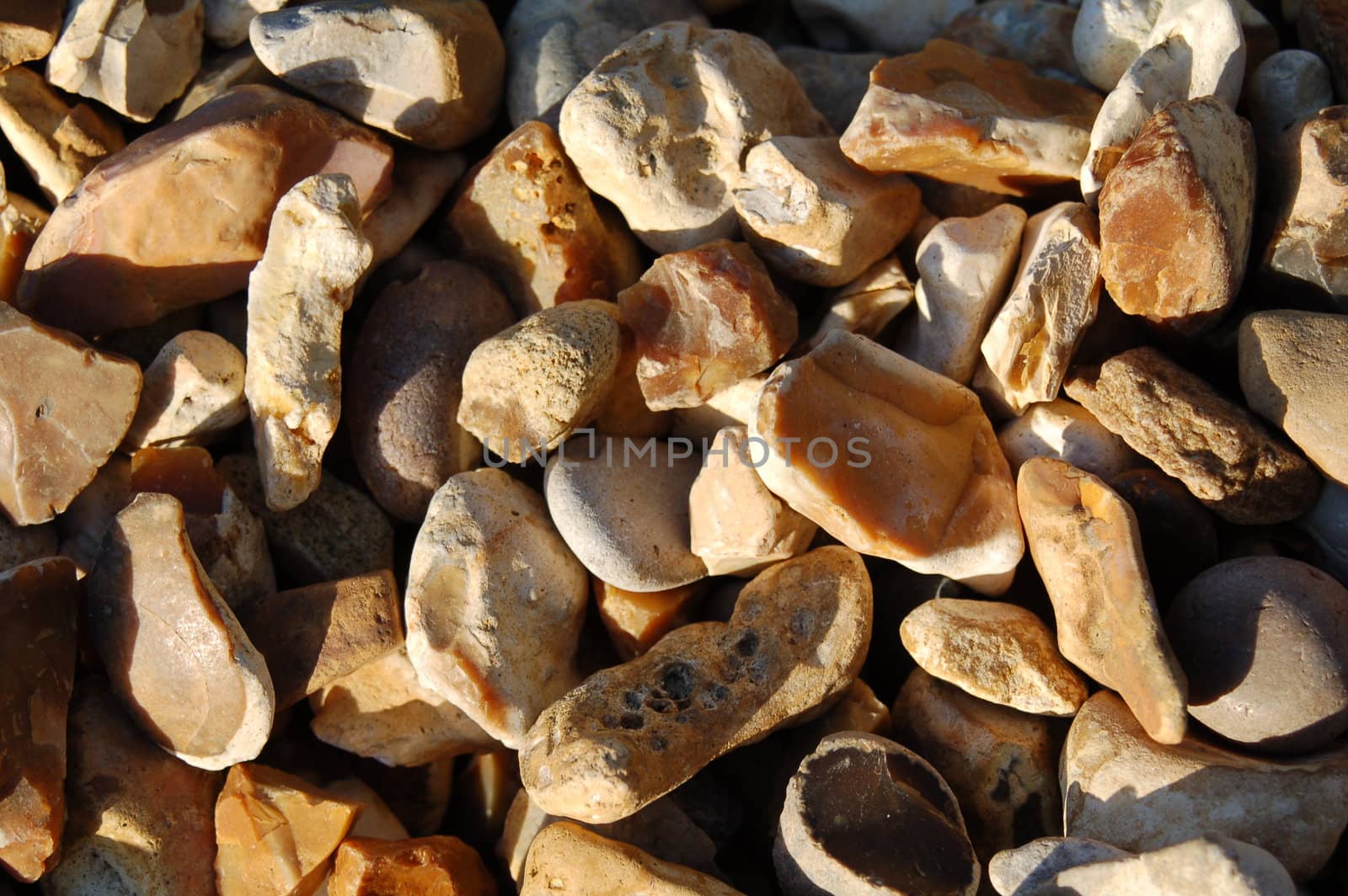 Flint Chippings used in Garden Landscaping, Construction and decorational uses