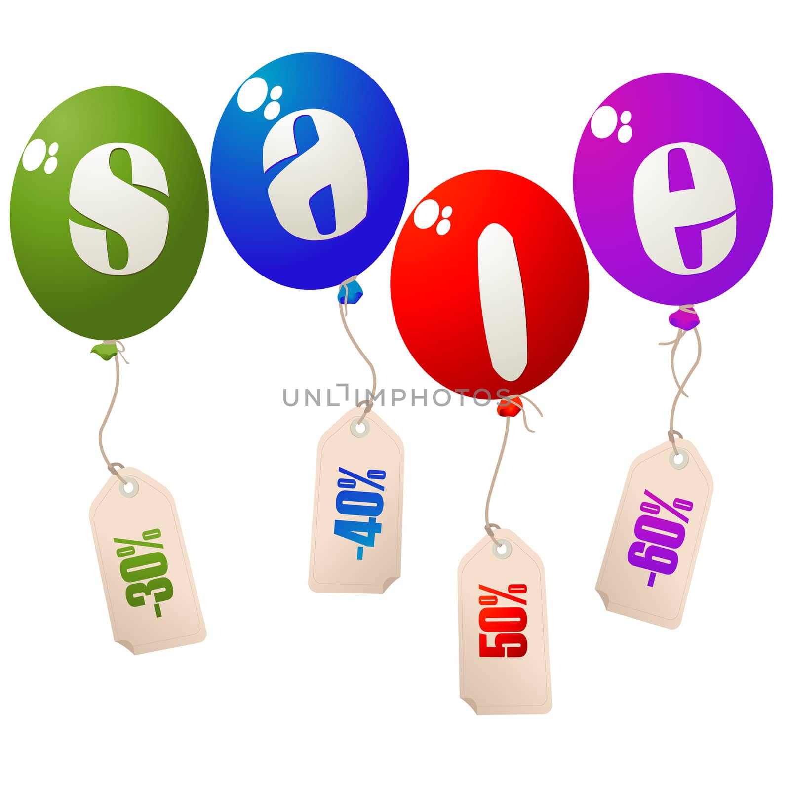 sale balloons concept by Lirch