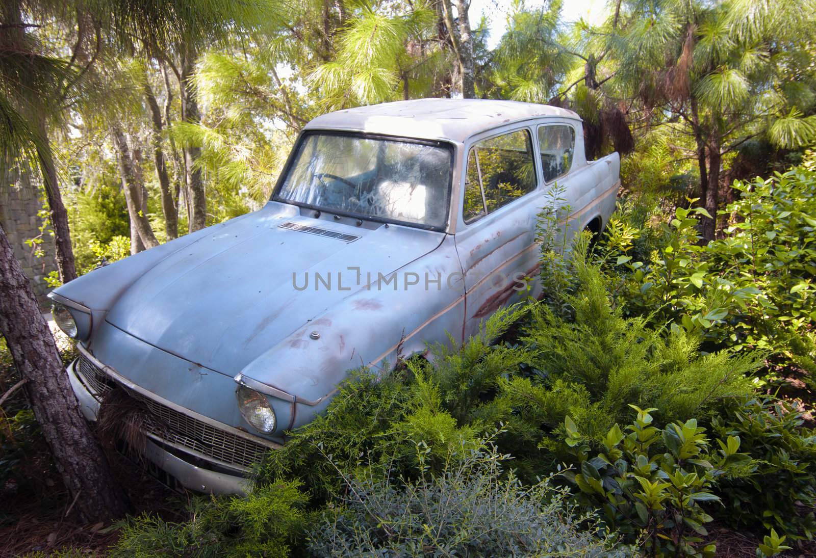 The Enchanted Car at the Wizarding World of Harry Potter, Florida, 15th October 2010.  It took 5 years and $265 million to build.