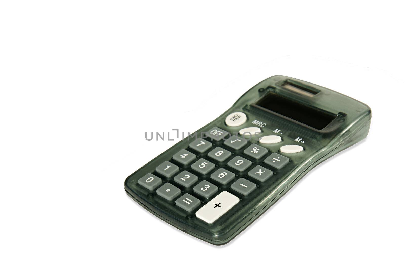 Calculator on white diagonal by Mirage3