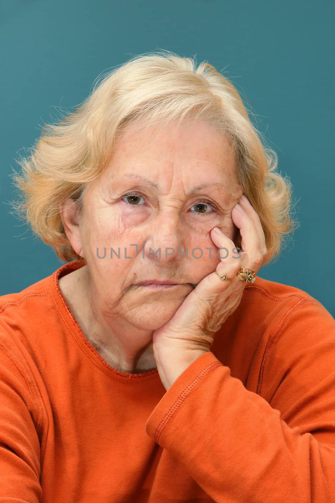 Senior woman sulking by Mirage3