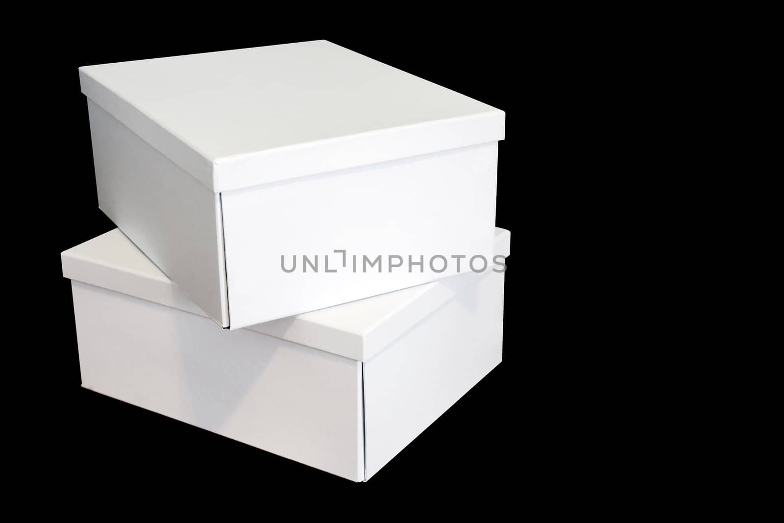 White boxes on black background by Mirage3