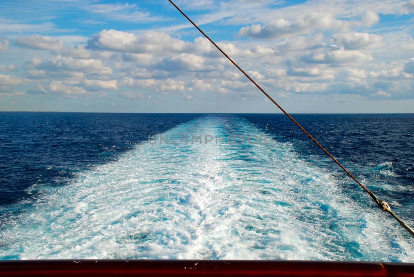 stock pictures of the sea taken from a cruise ship