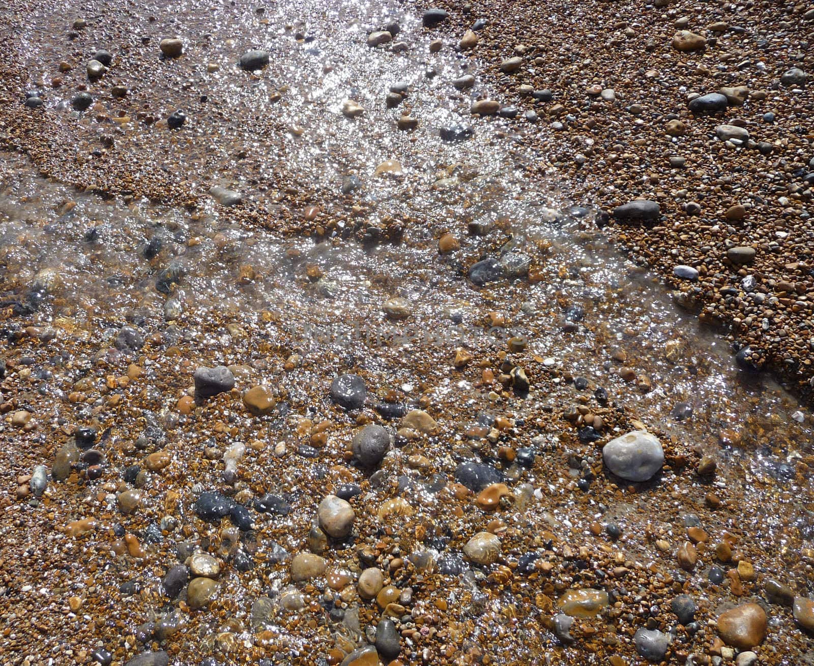 Stones on the Brighton coast.