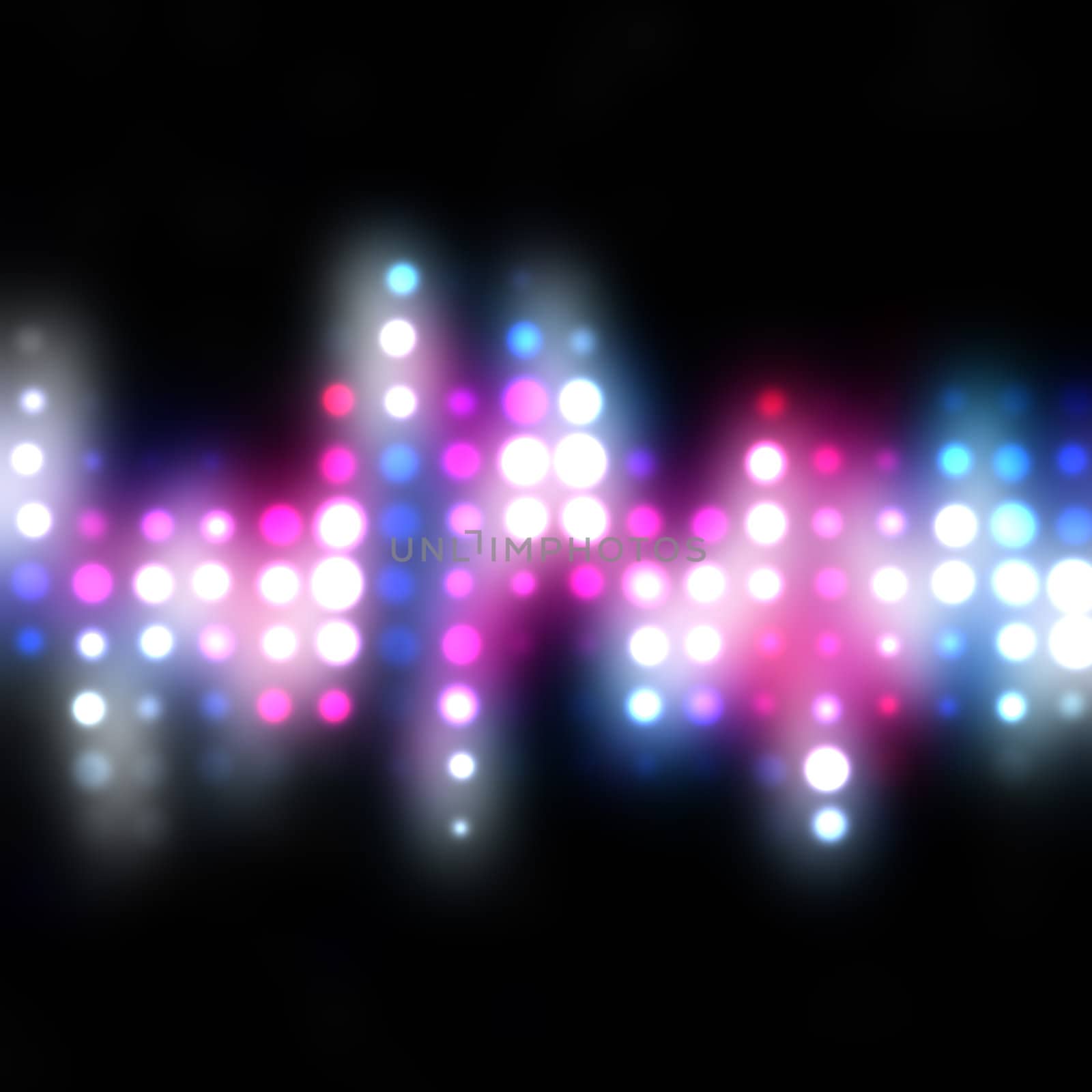 Glowing halftone dots in rows. A funky and modern looking background texture.