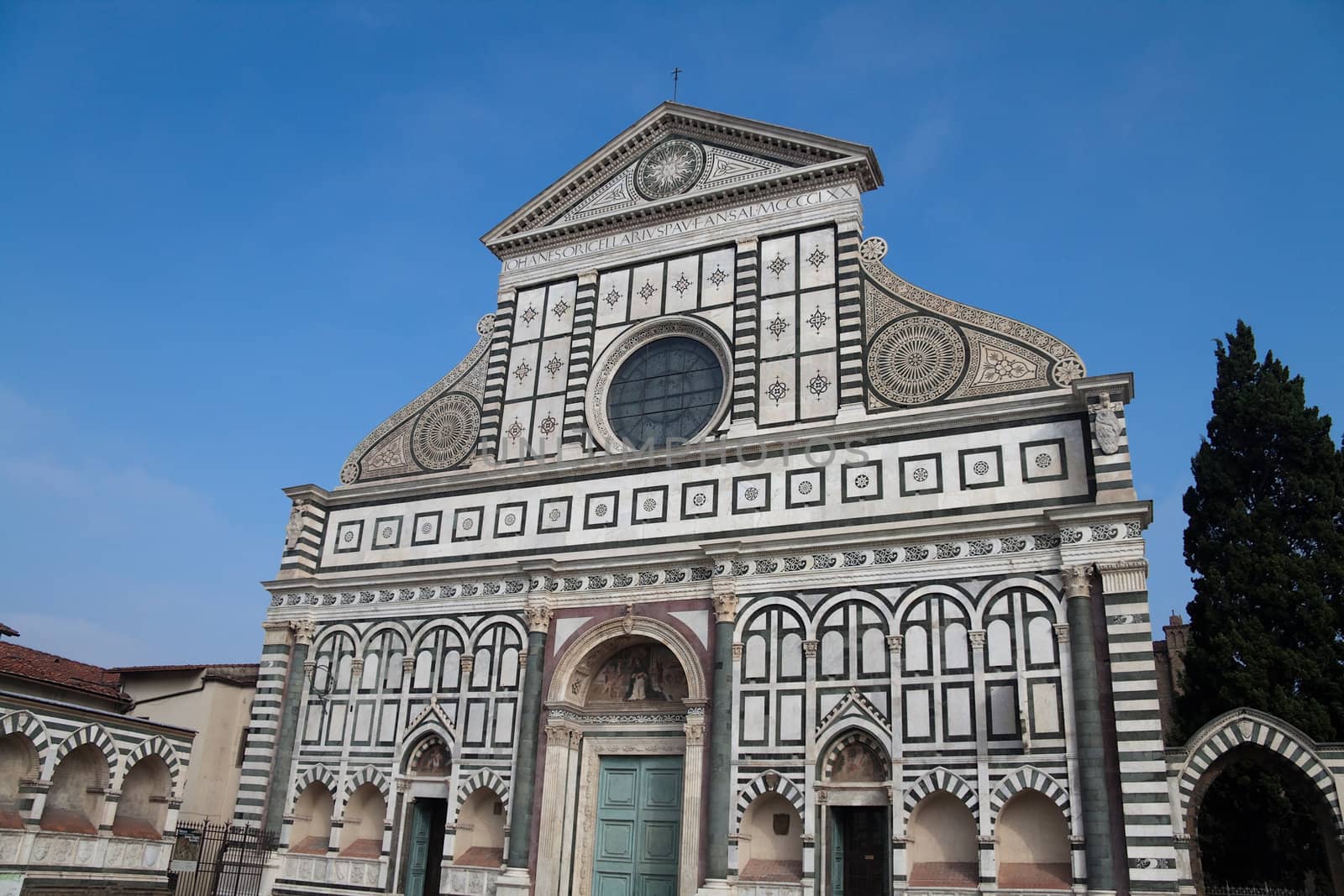 The church of Santa Maria Novella in Florence, Italy