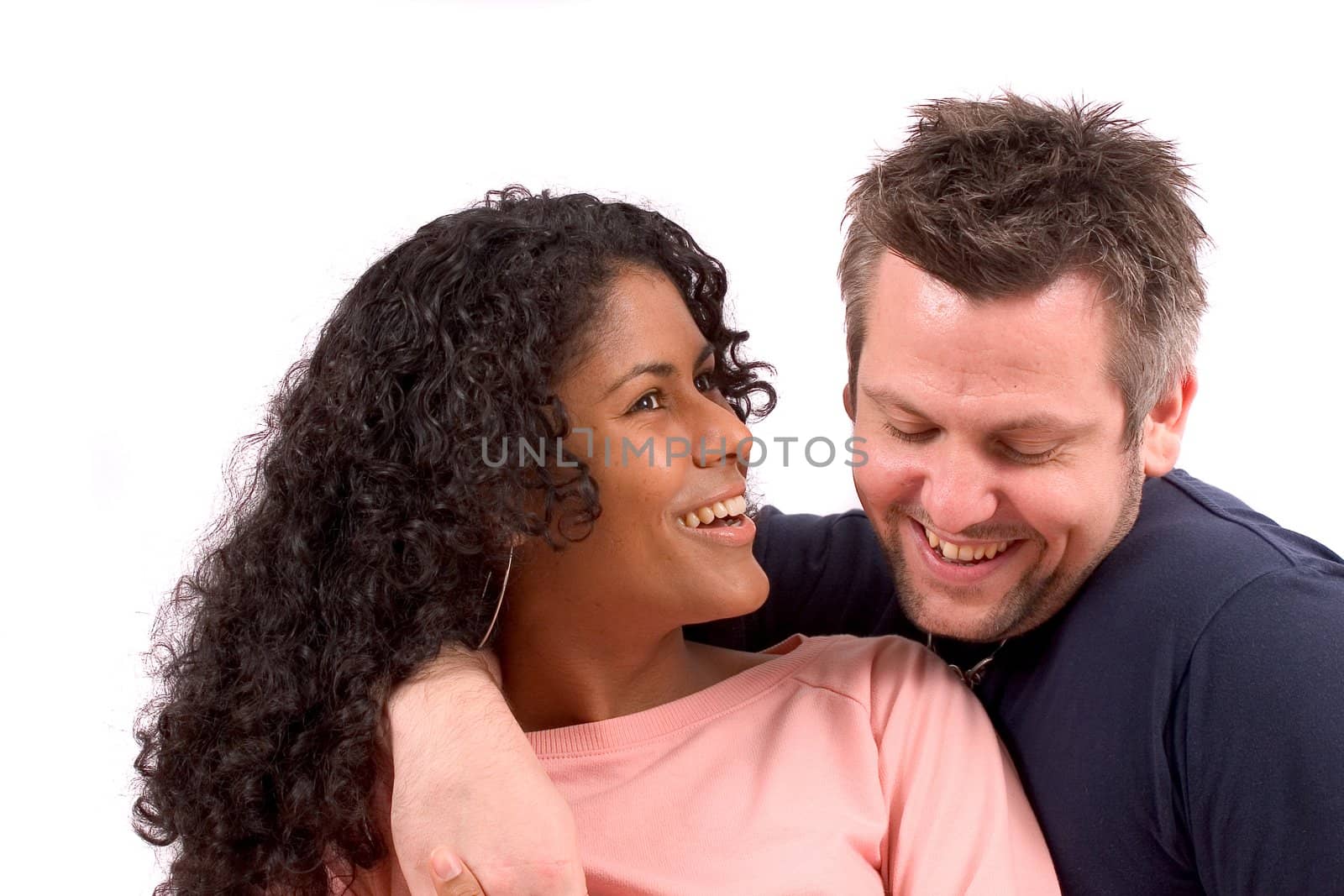 Diverse couple; laughing by Fotosmurf