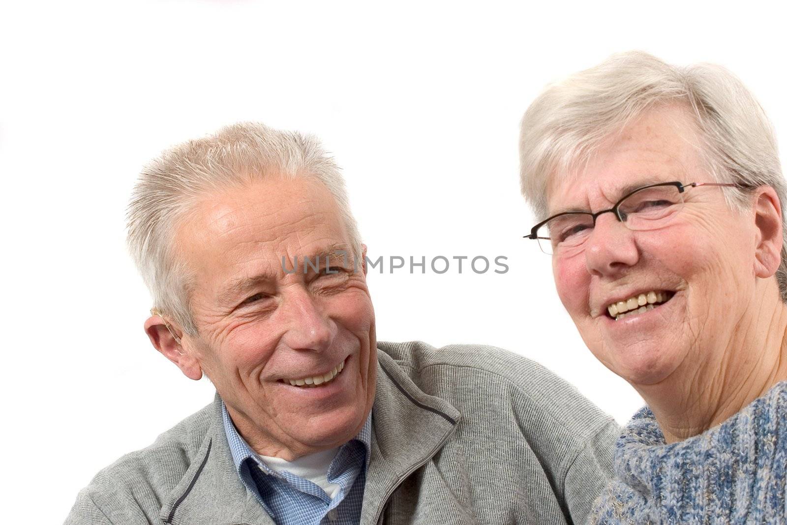 Older couple having fun by Fotosmurf