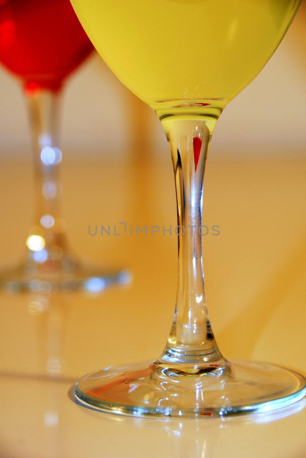 Celebrate with Drinks in Wine Glasses by nikonite