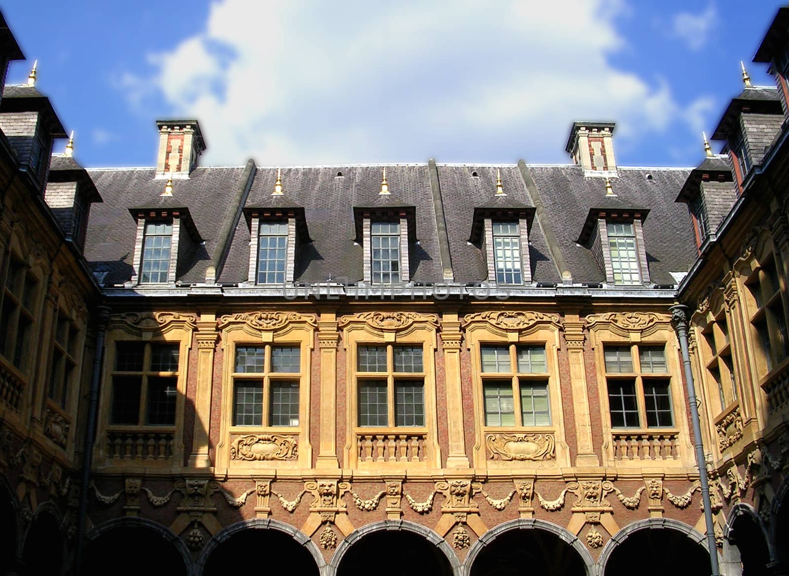 A typical example of the architecture in “le Vieux Lille” in France