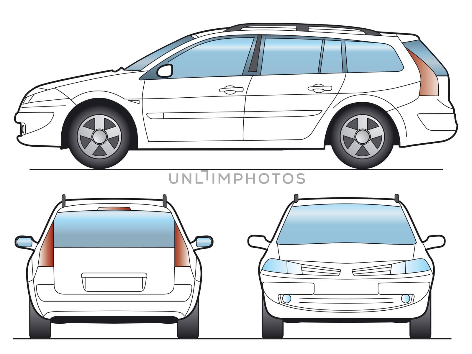 Car Template by faberfoto