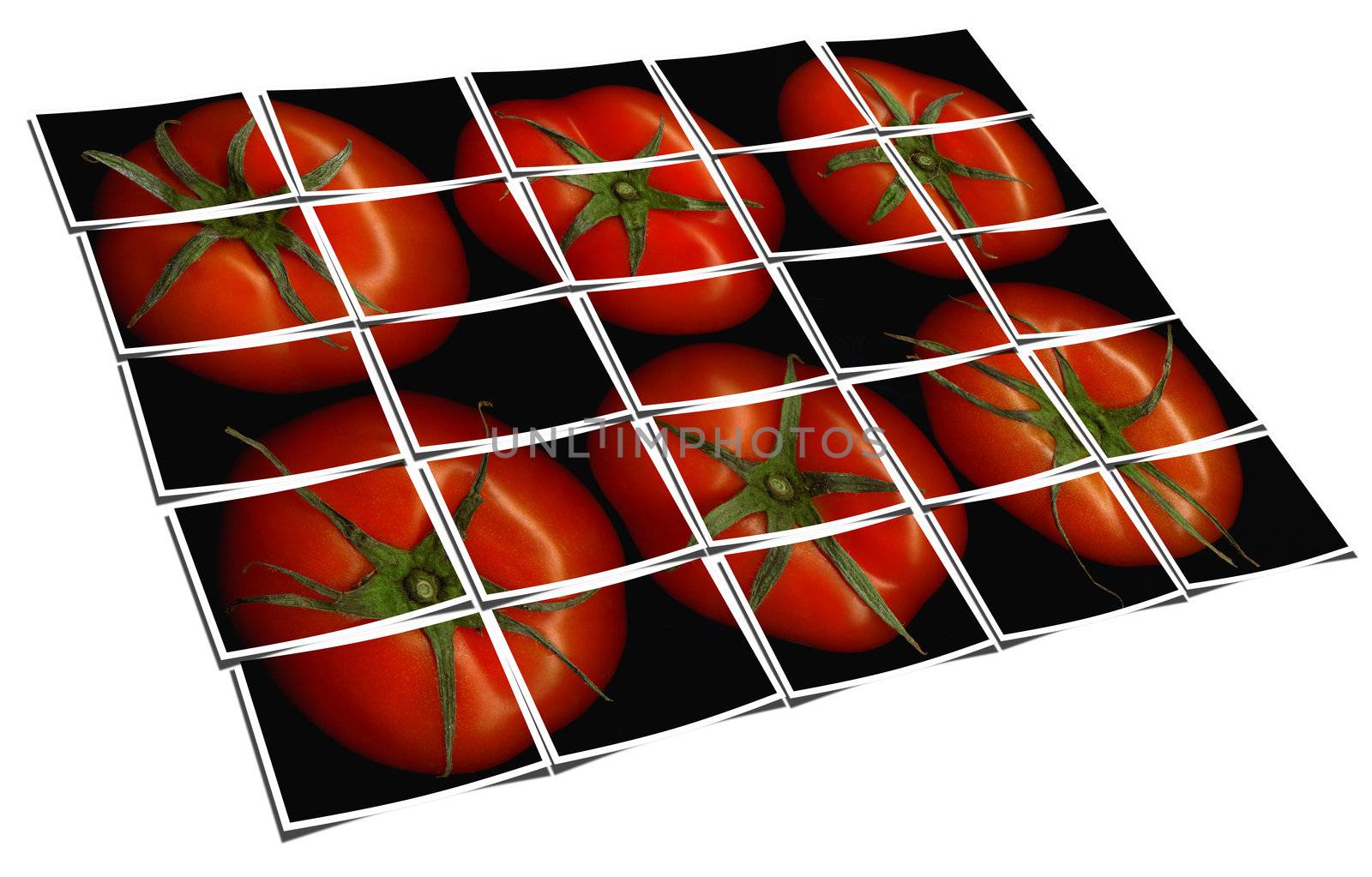 tomato puzzle collage  by keko64