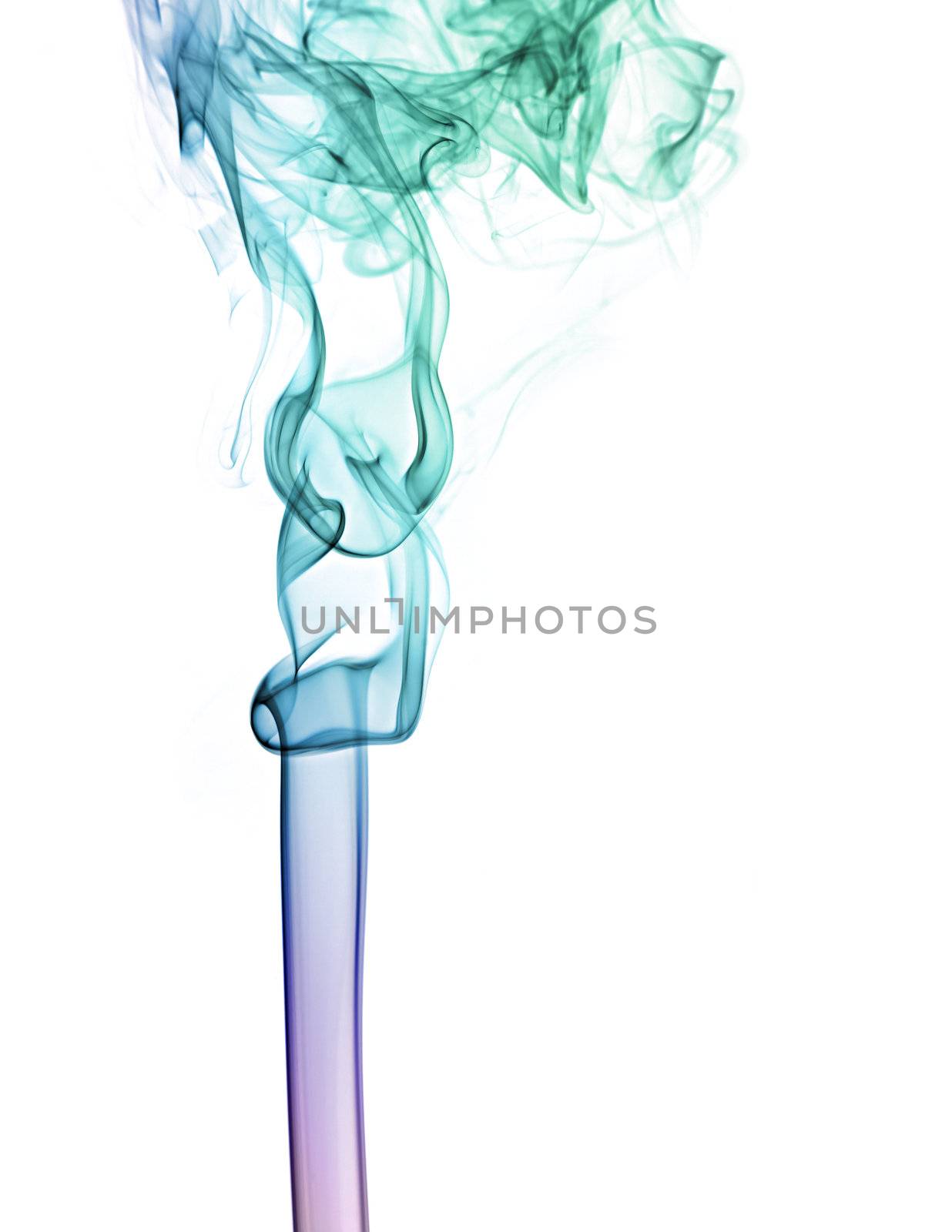 An image of a colorful smoke background
