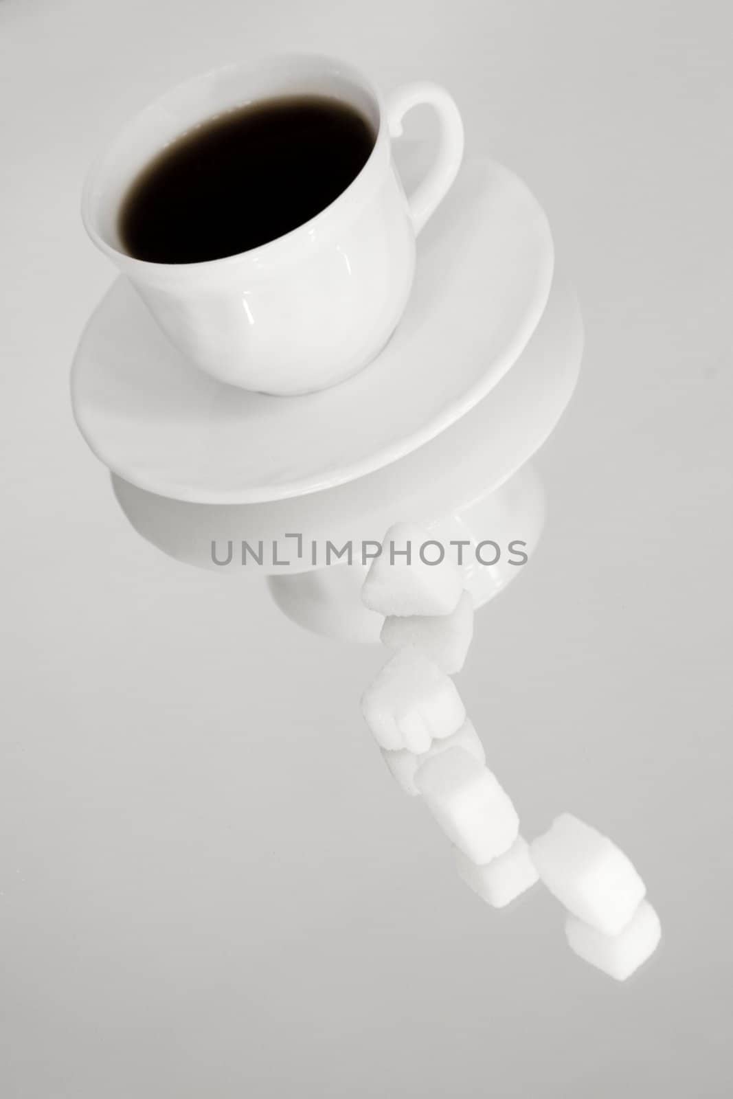 Cup of fresh coffee by shiffti