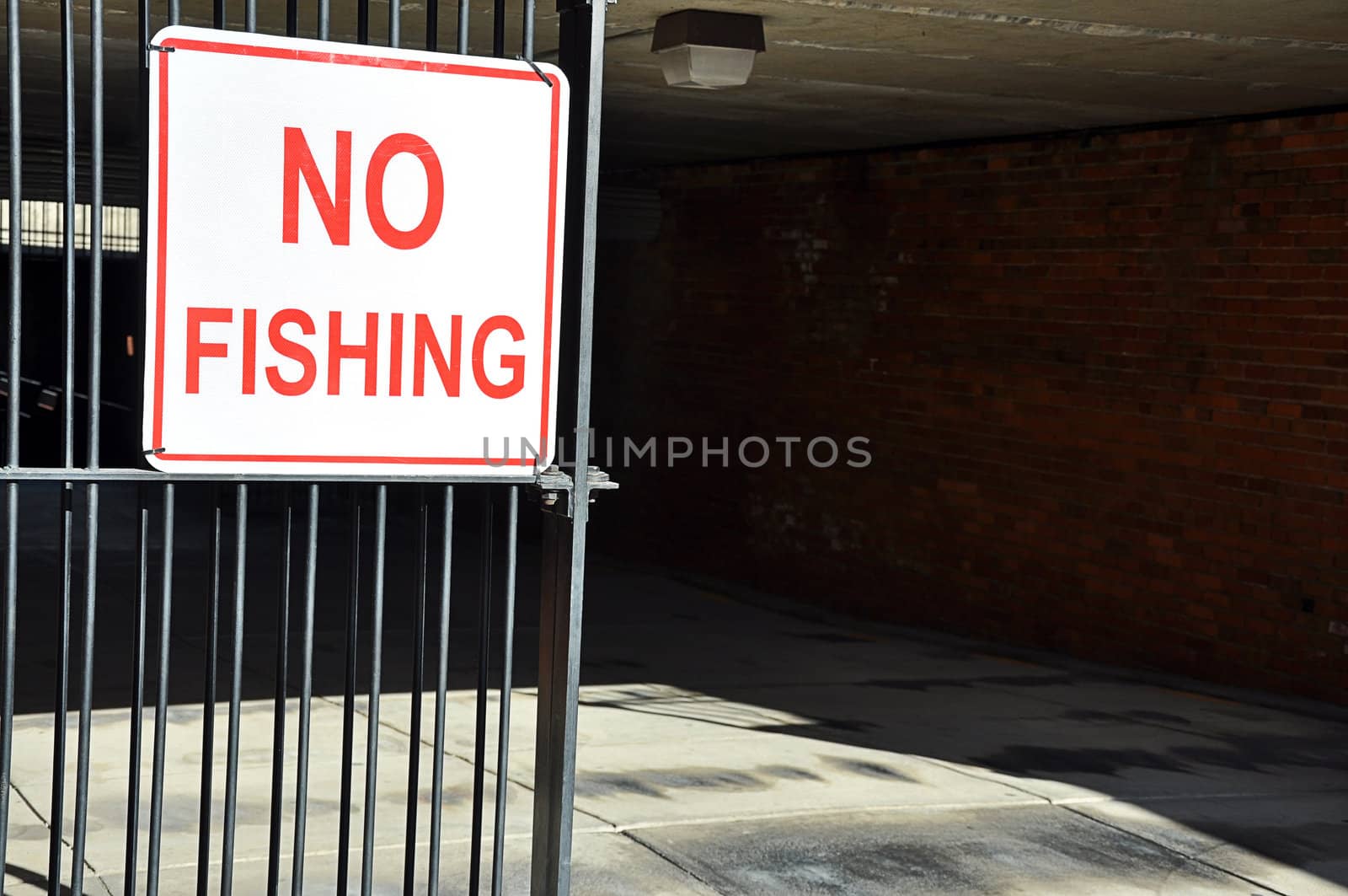 "No Fishing Sign" 