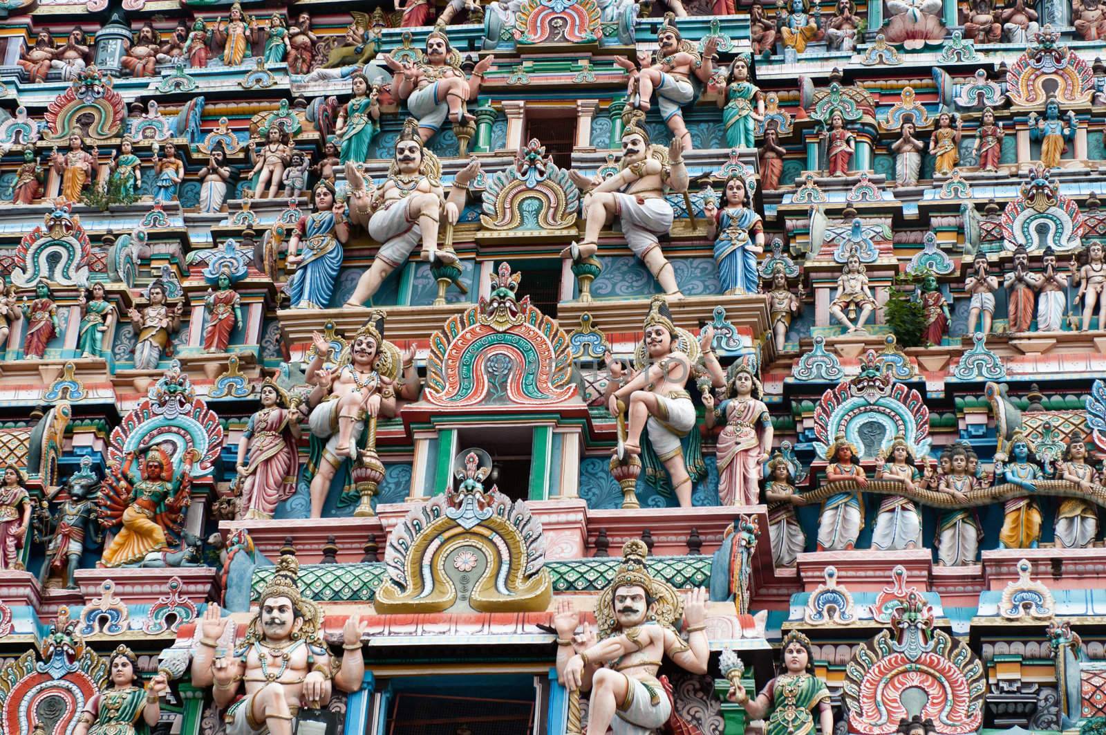 Architecture at finest in the Chidambaram temple South India