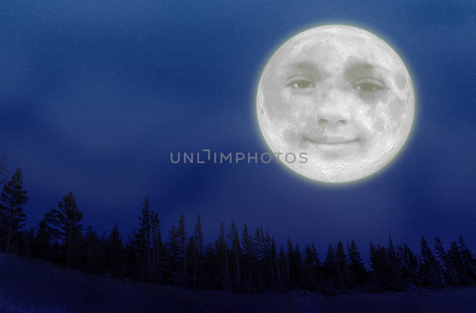 Full Moon by whitechild