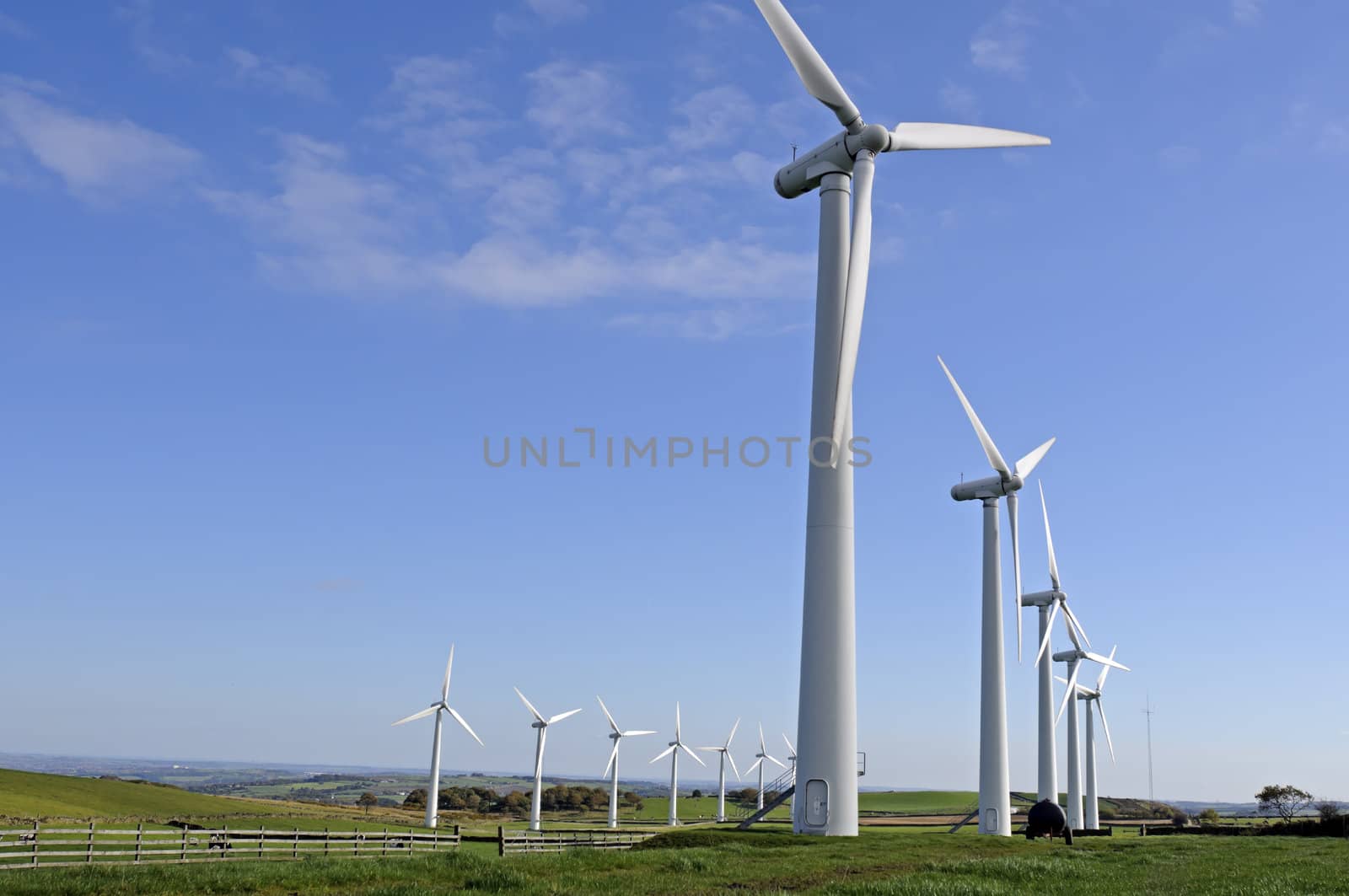 Power generation wind farm 35m in height to the hub and have a rotor diameter of 37m on Royd Moor