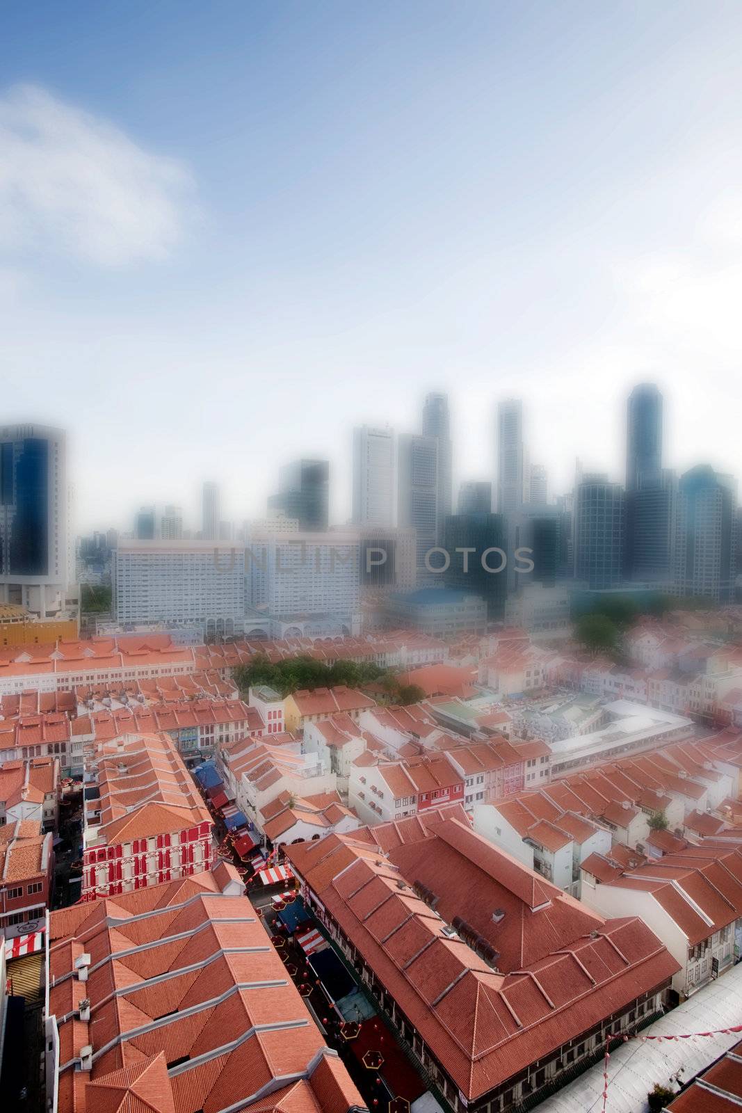 Tilt Shift Singapore by leaf