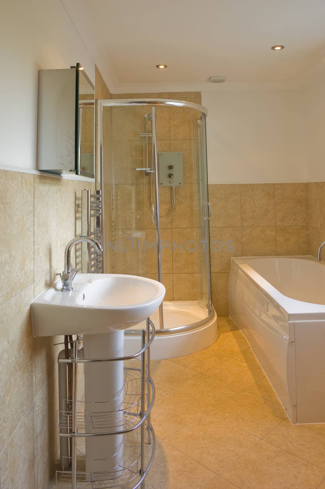 Bathroom in a hotel in North Wales