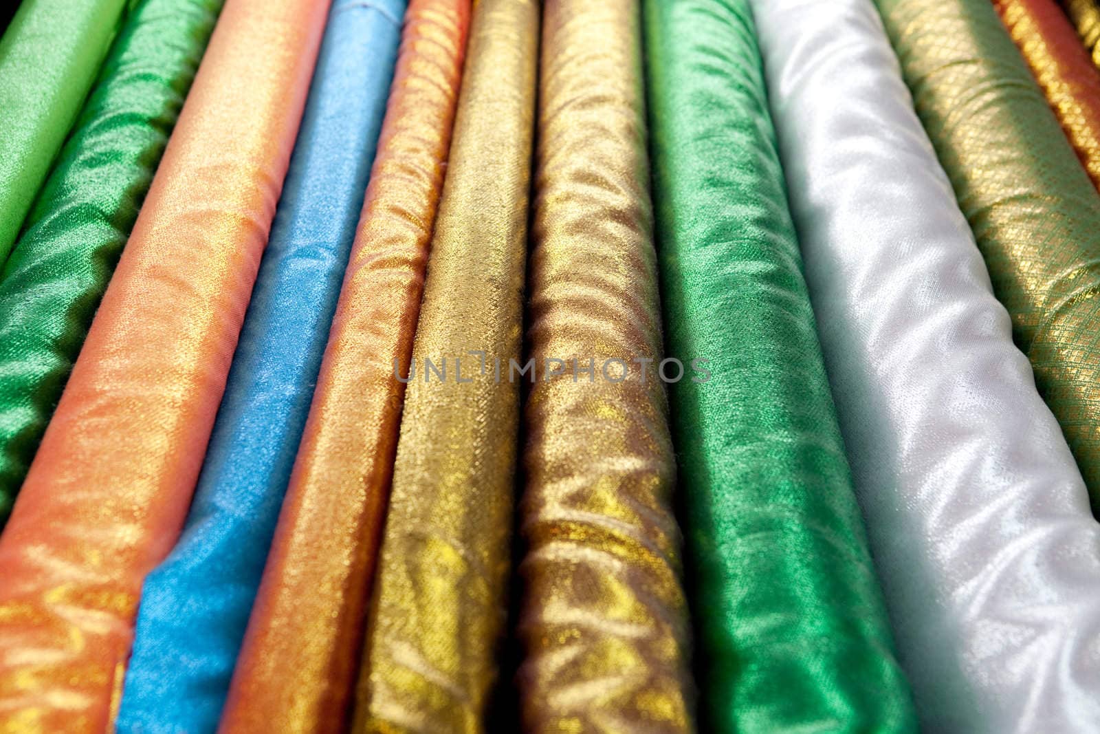 A background abstract of shiny cloth