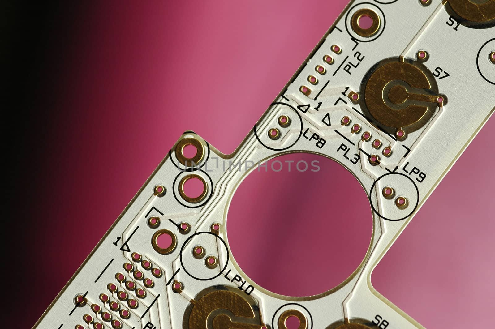 computer circuitboard prior to component loading