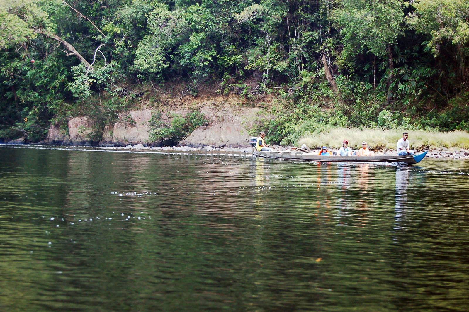 Boat on the river - Taman Negara National Park - Best of Malaysia