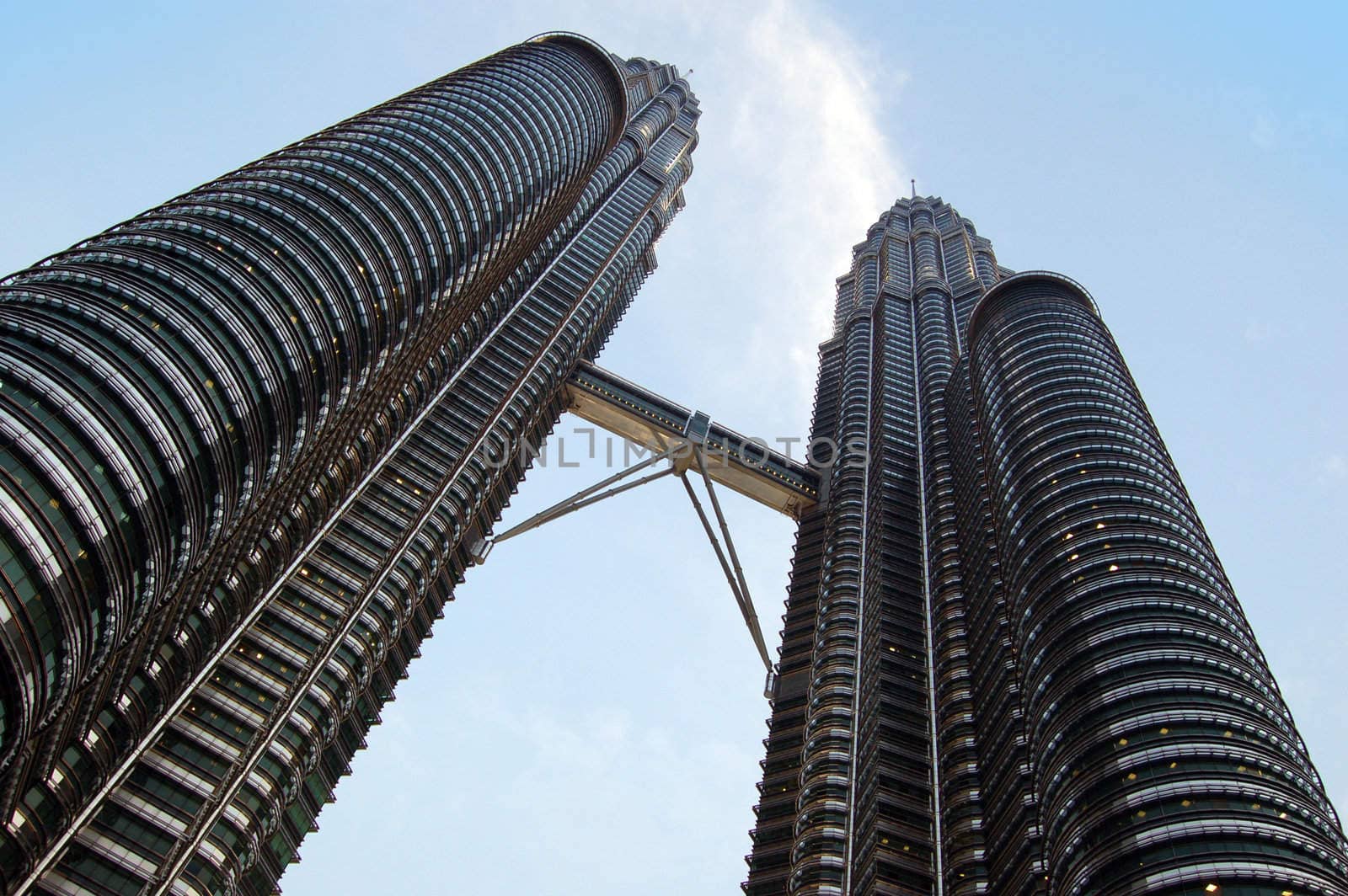 Twin Towers detail - Malaysia, Kuala Lumpur.