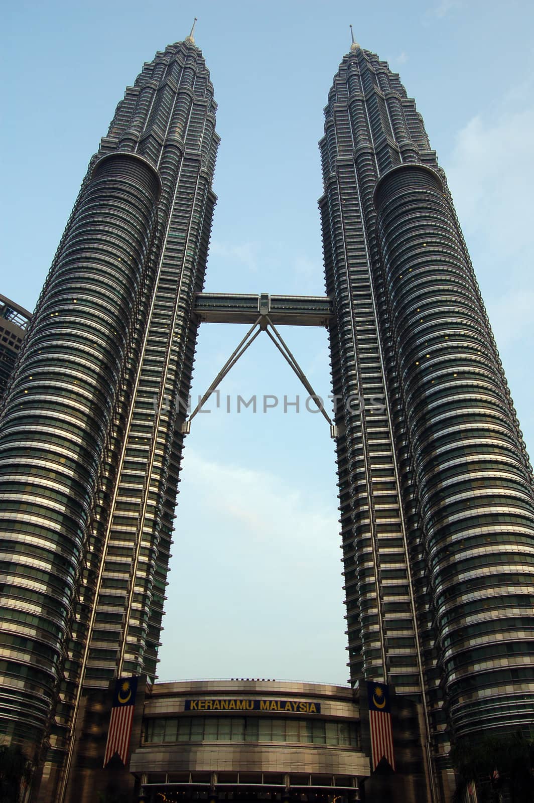 Twin Towers detail - Malaysia, Kuala Lumpur.