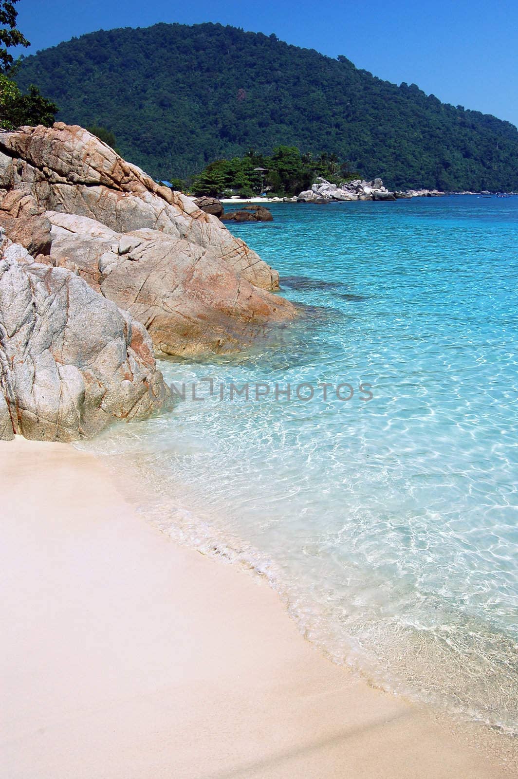 Fantastic blue sea - Perhentian island, Malaysia