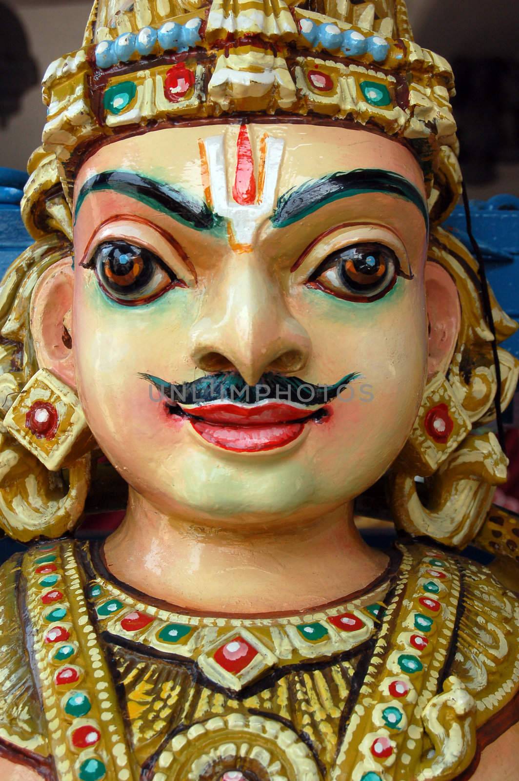 hindu color mask decoration - best of malaysia