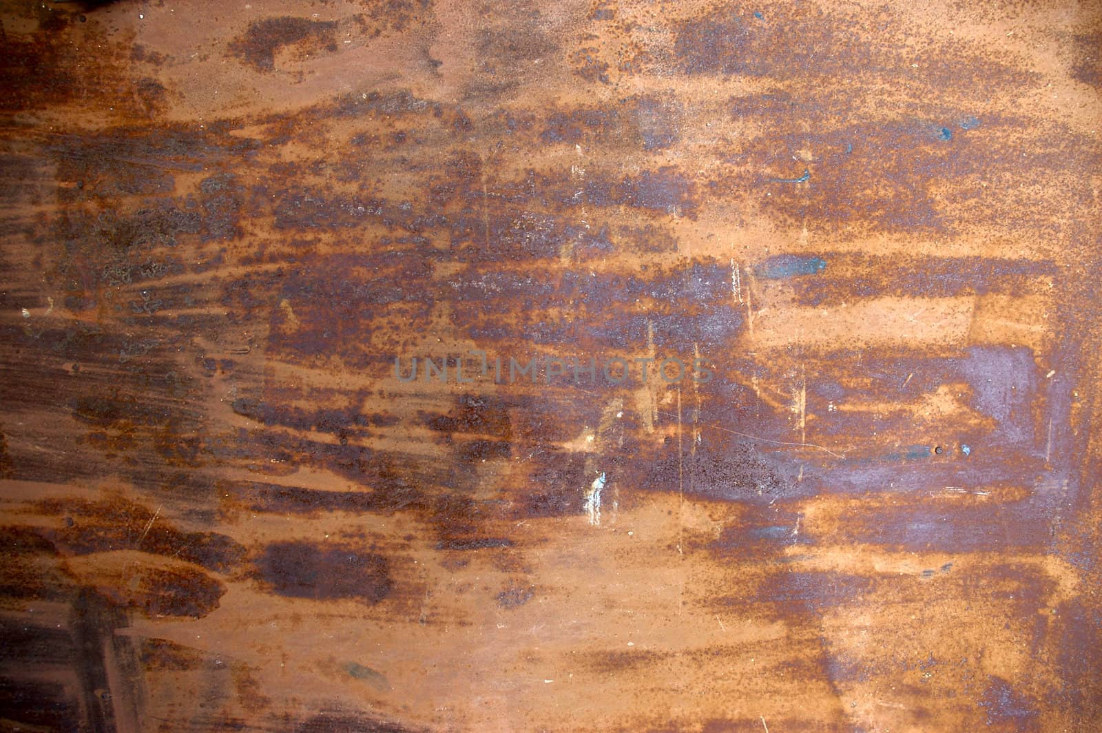 Old rusty iron plates