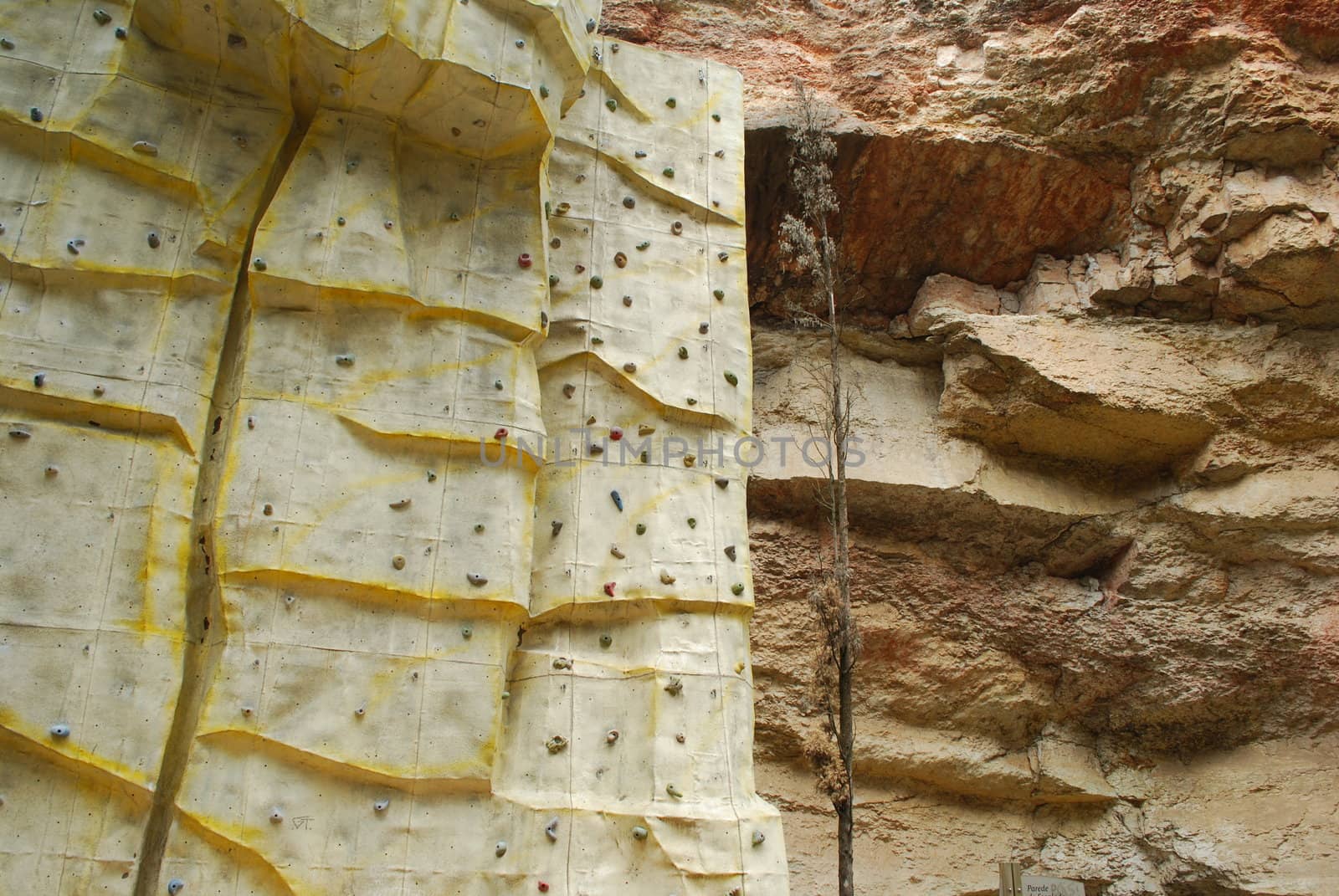 Climbing wall on a park by luissantos84