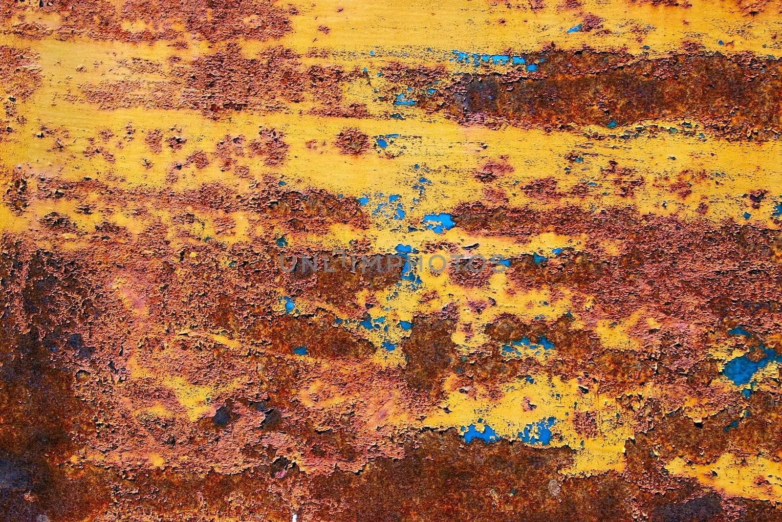 grunge paint on metal background