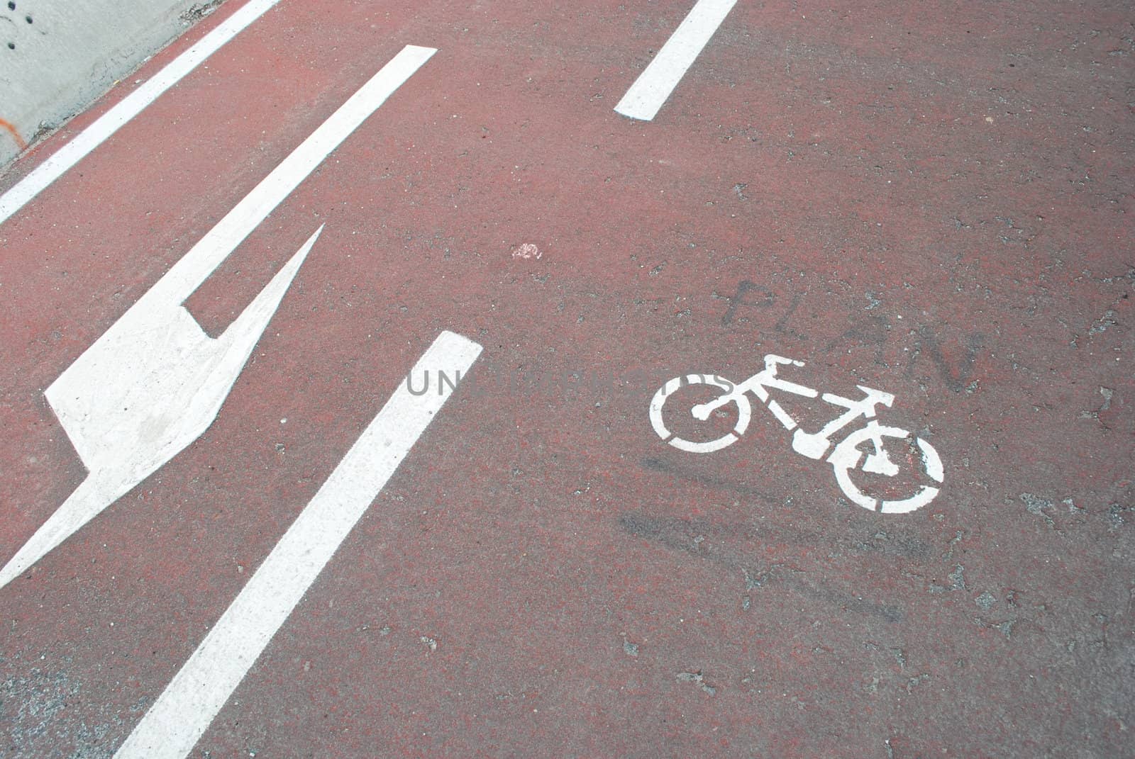 Bike lane on a bright day by luissantos84