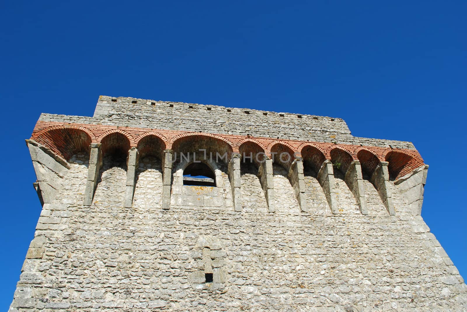 historic and beautiful Ourém castle near Fátima, Portugal