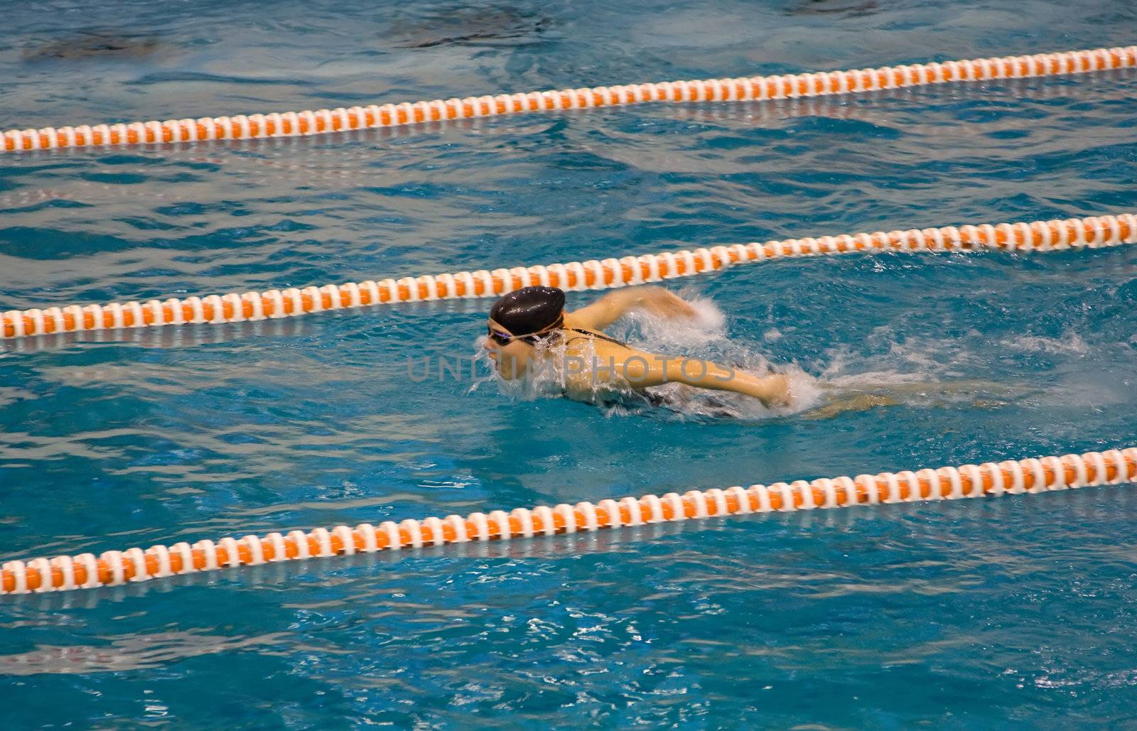 swimming girl pool sport competition