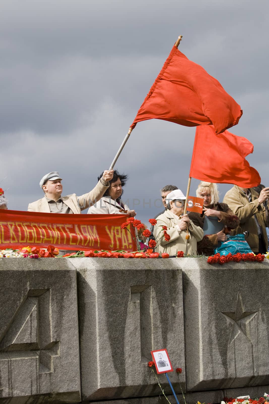 Celebration of Victory Day (Eastern Europe) in Riga by ints