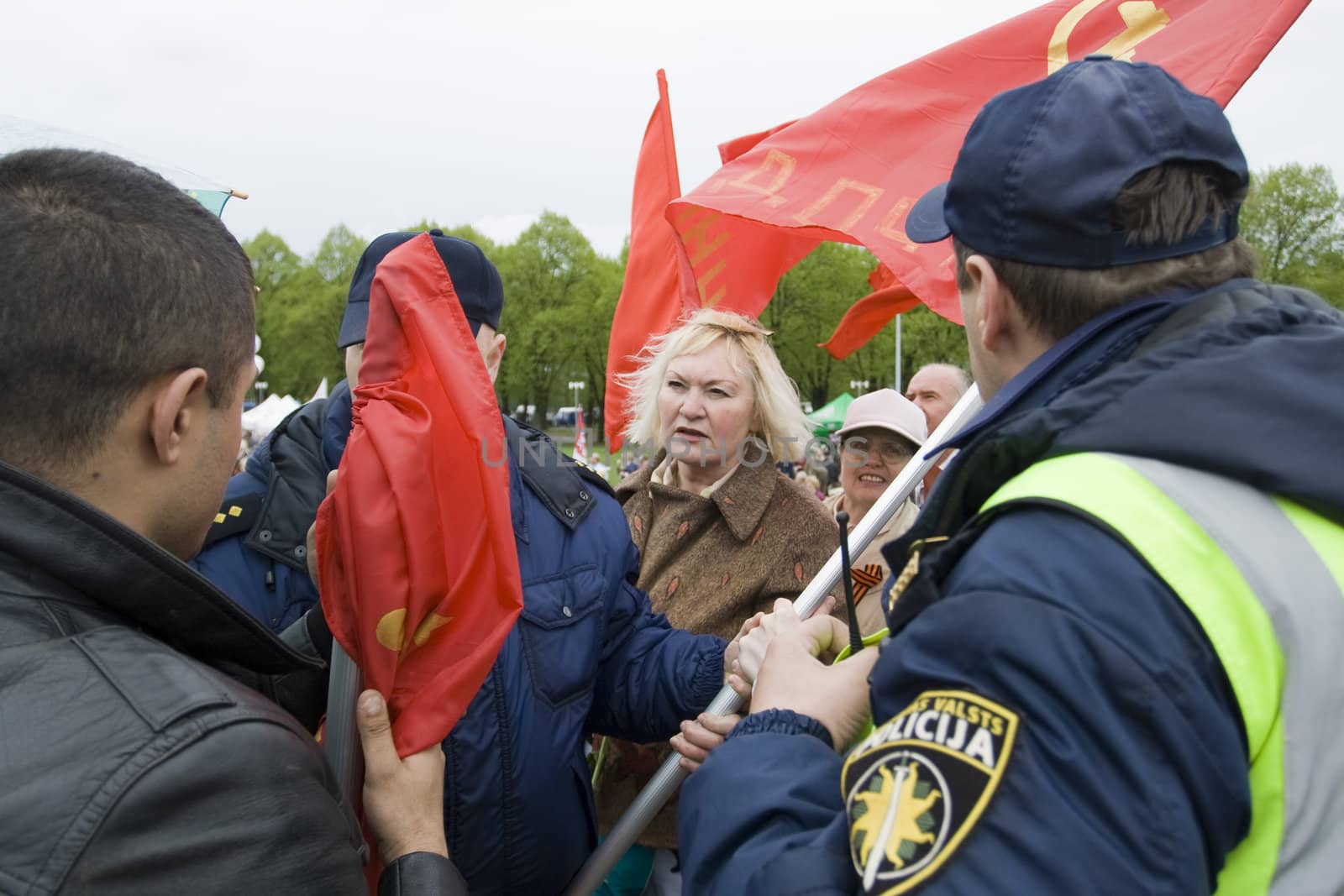 The Police preclude to use the symbols of Soviet Union by ints