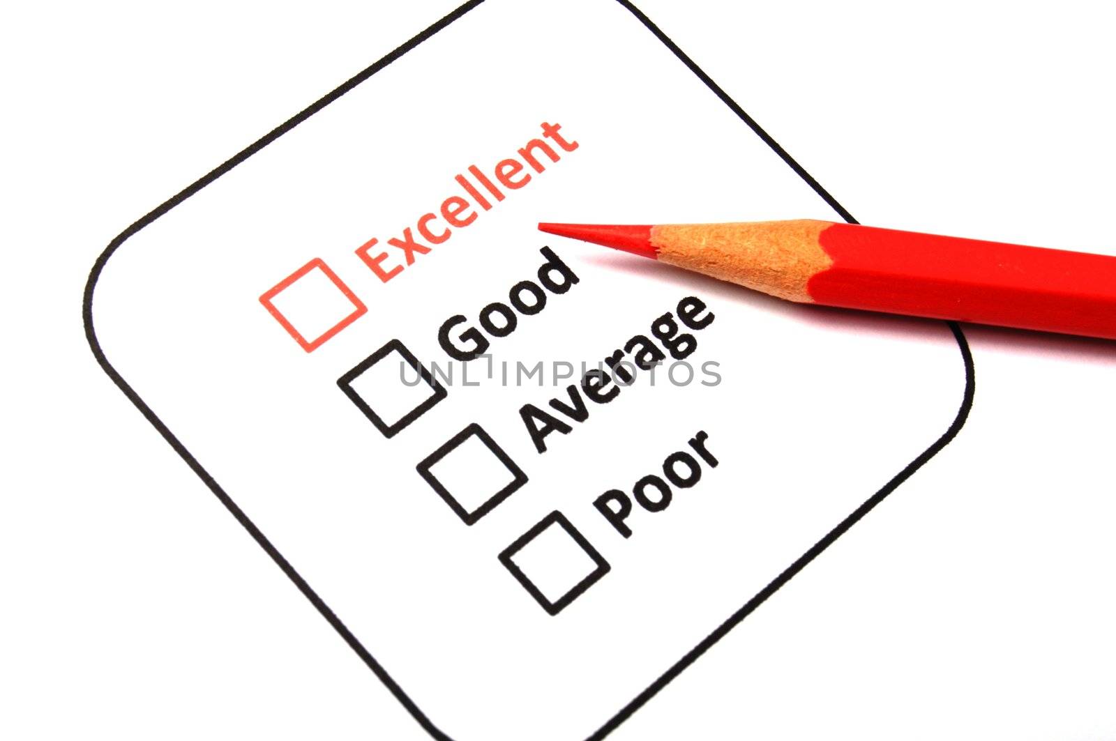 consumer survey with questionnaire checkbox to improve sales