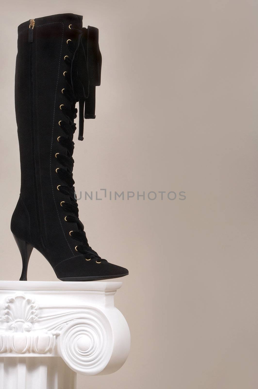 black female boot by terex