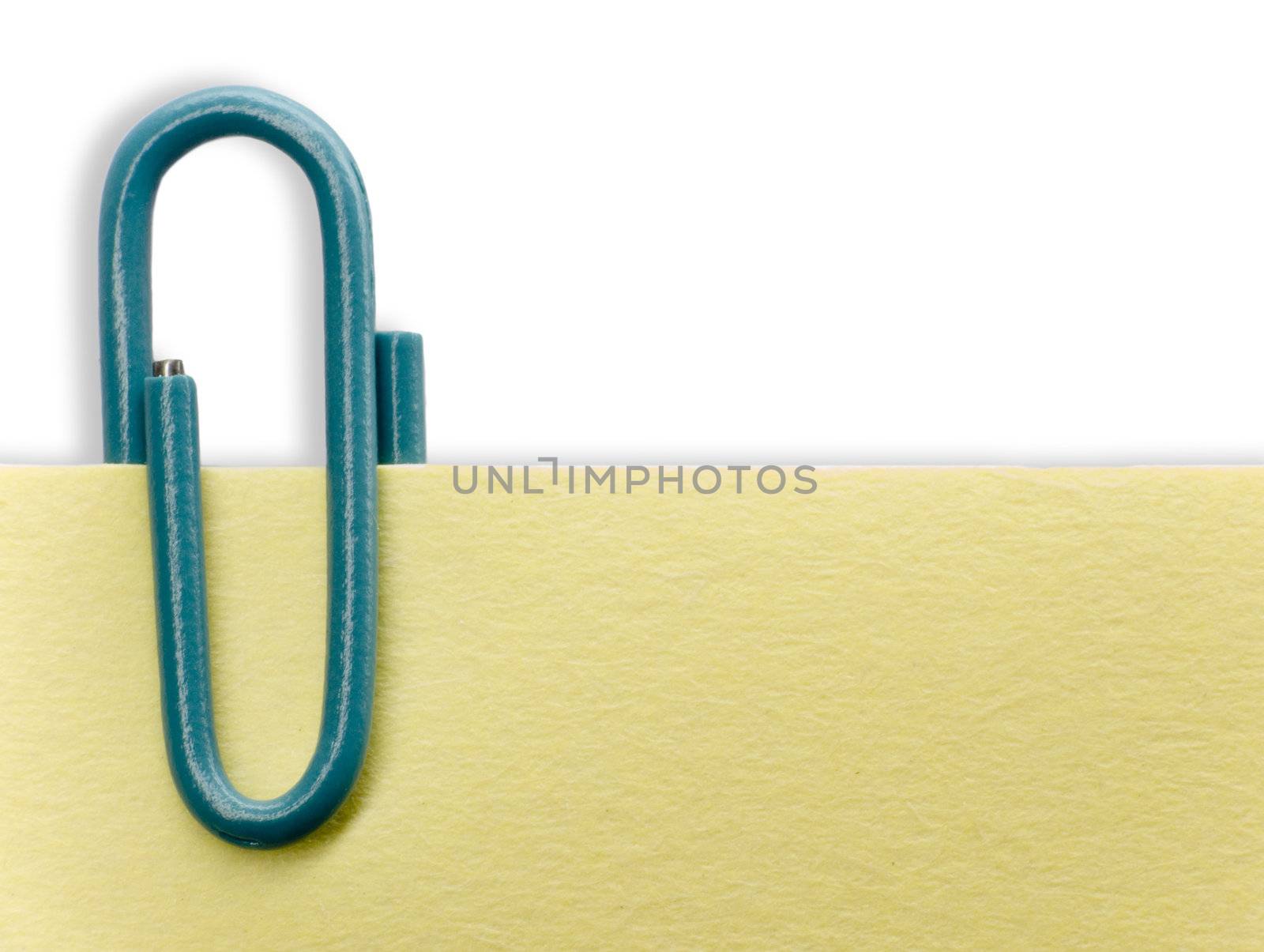 Paperclip on a note