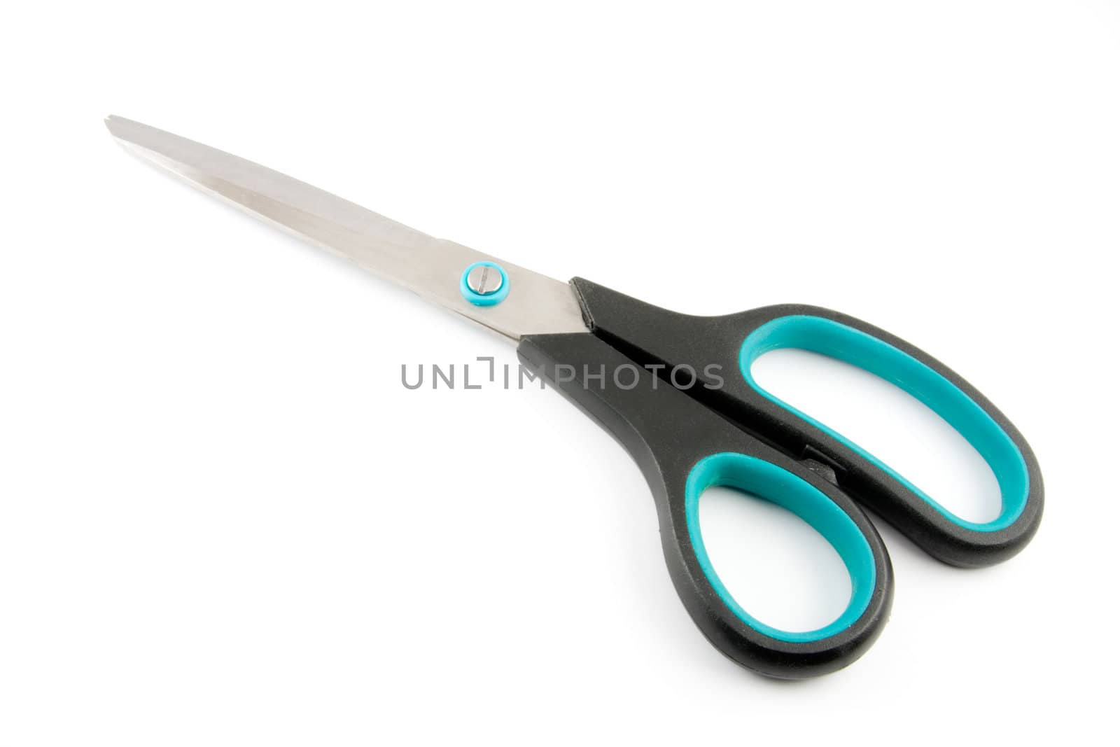 Closed Scissors isolated on a white background