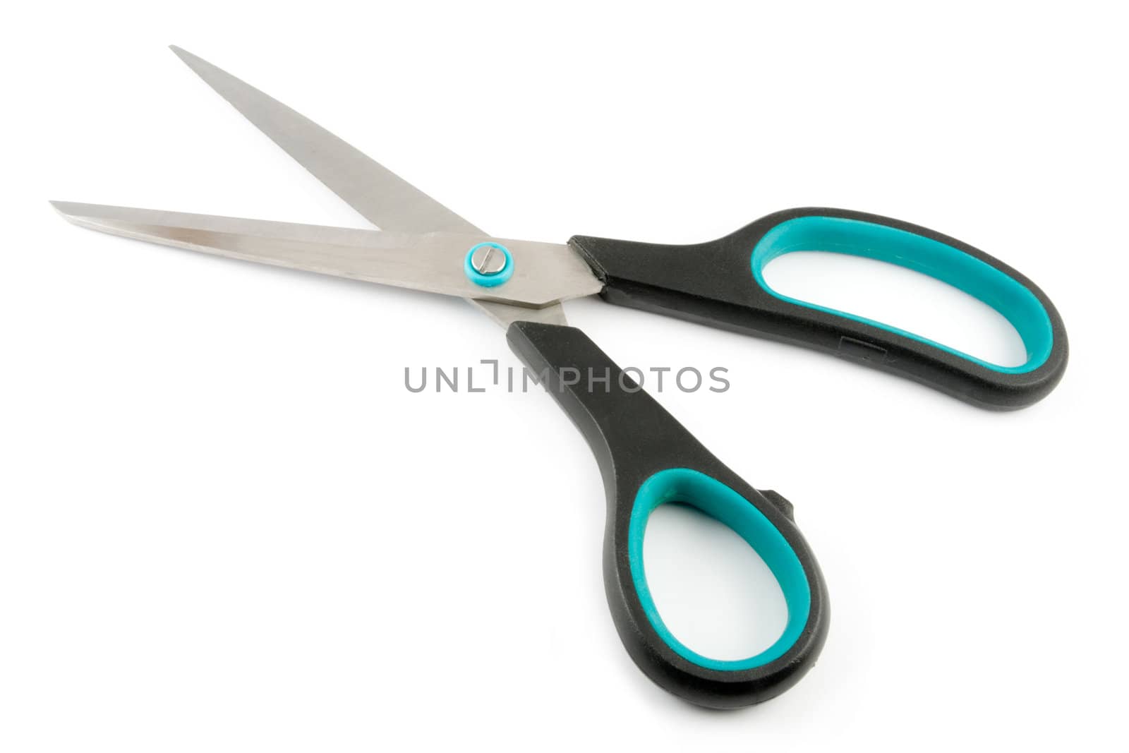 Open Scissors isolated on a white background