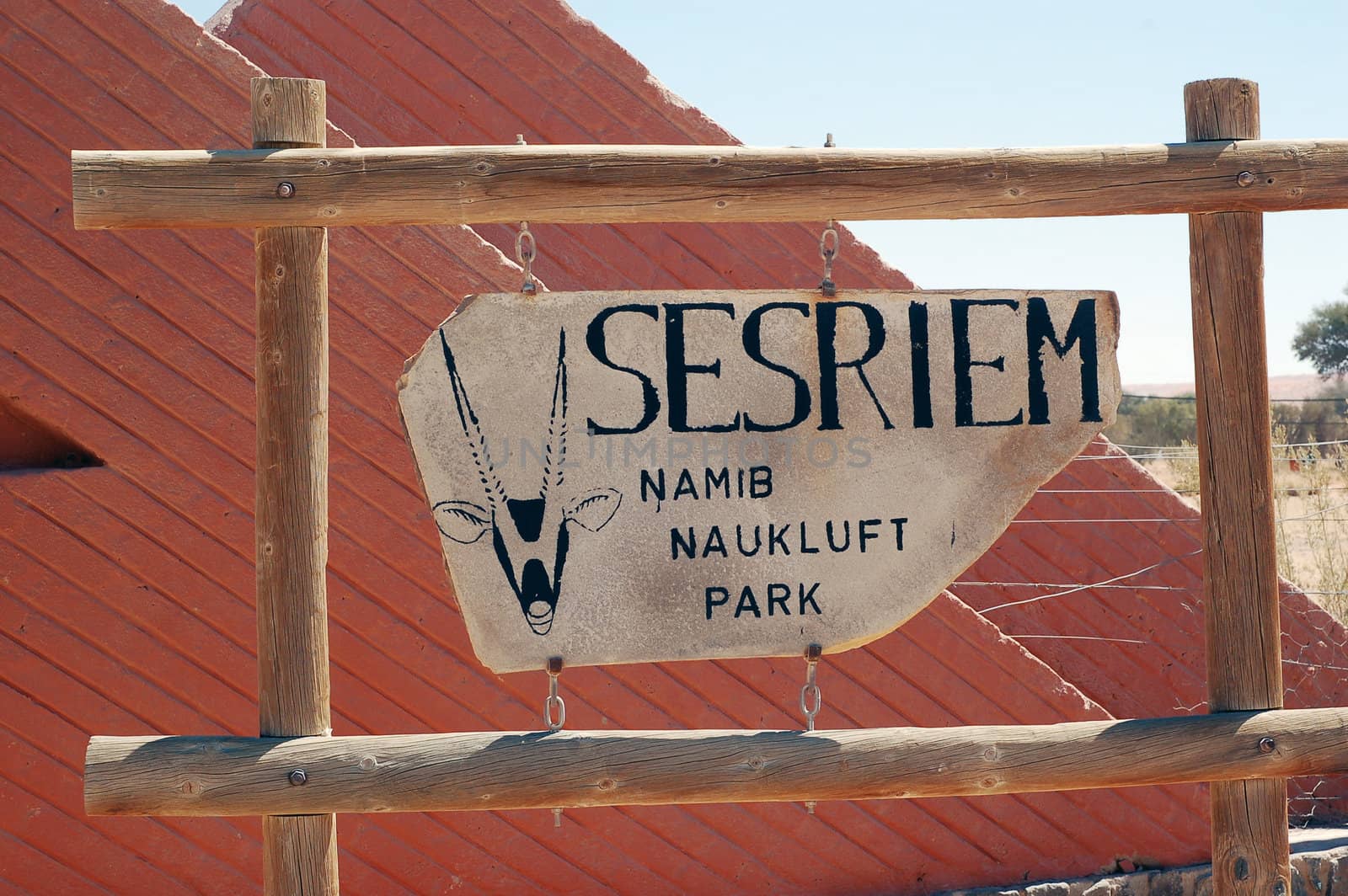 Sesriem Namib Naukluft Park signal - Namibia